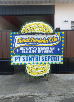 Papan Bunga Duka di Mongondow